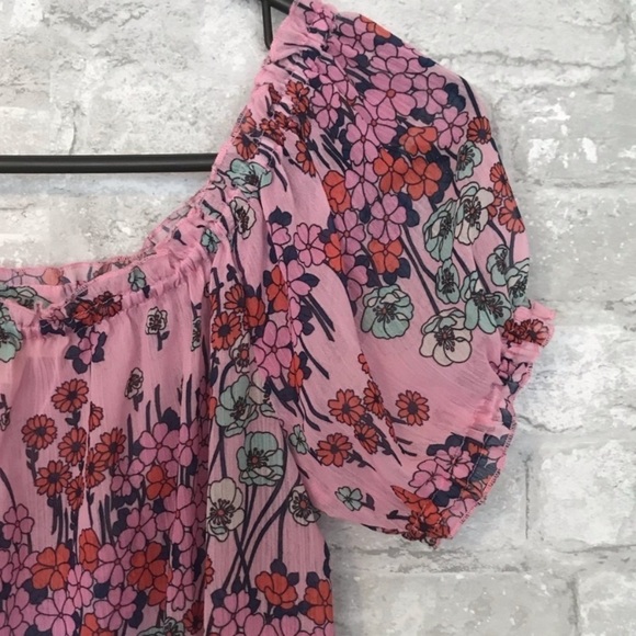 NEW ModCloth Off the Shoulder Floral Top - Picture 5 of 8